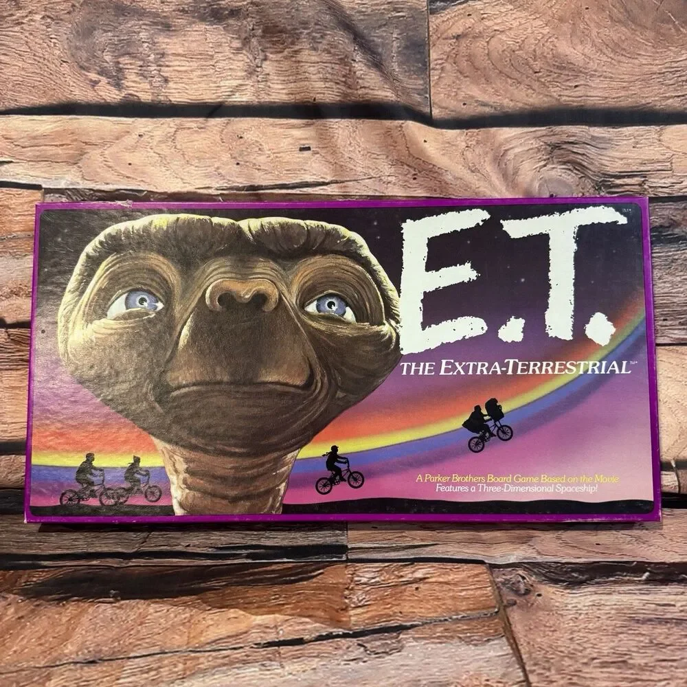 Vintage 1982 E.T. The Extra-Terrestrial Board Game Parker Brothers Complete